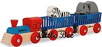 Eichhorn dieren trein met wagons