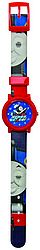 Thomas horloge met donkerblauwe locomotiefprint