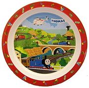 Thomas plat bord rood